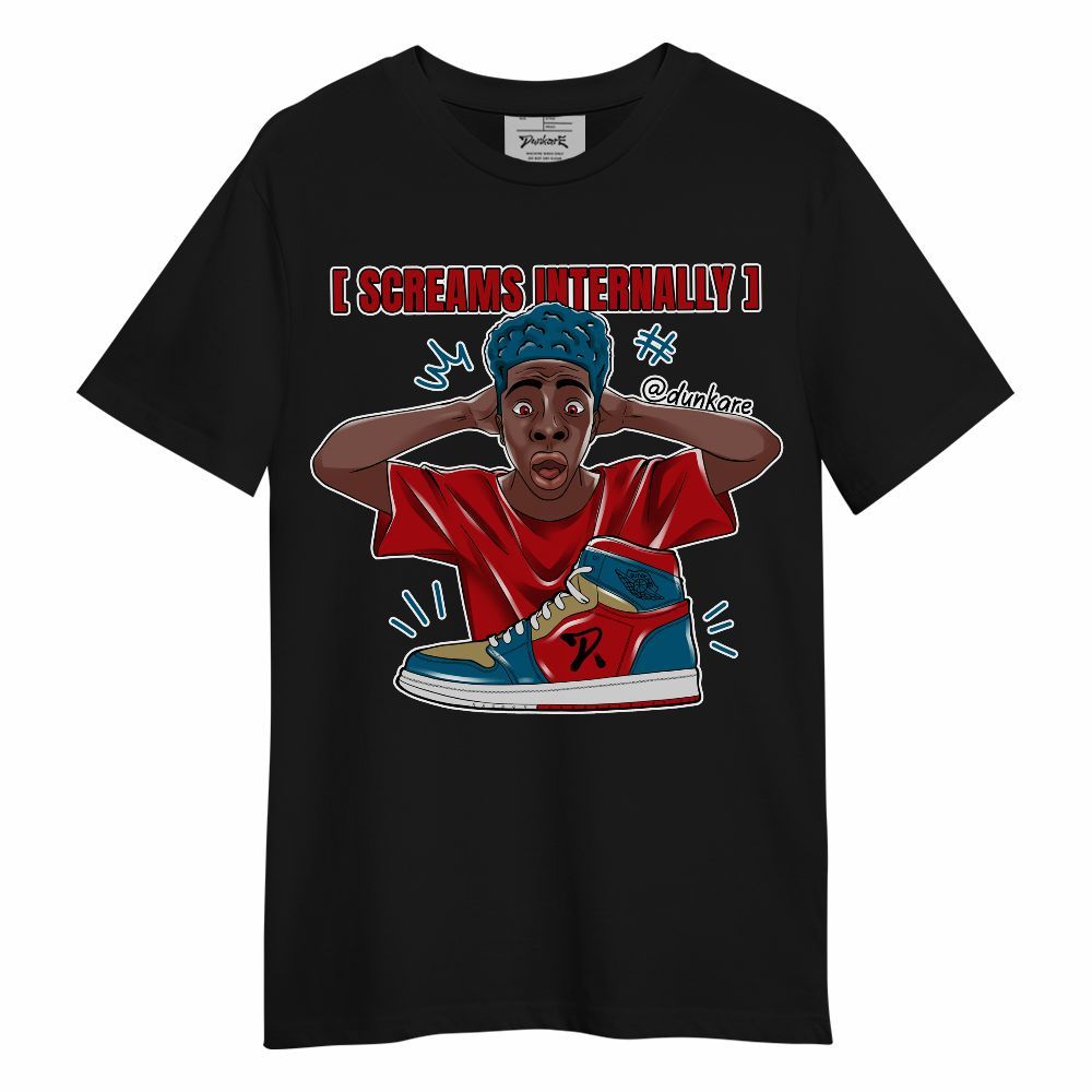 Shirt To Match OG Varsity Red 17s - Scream Internally Unisex Shirt