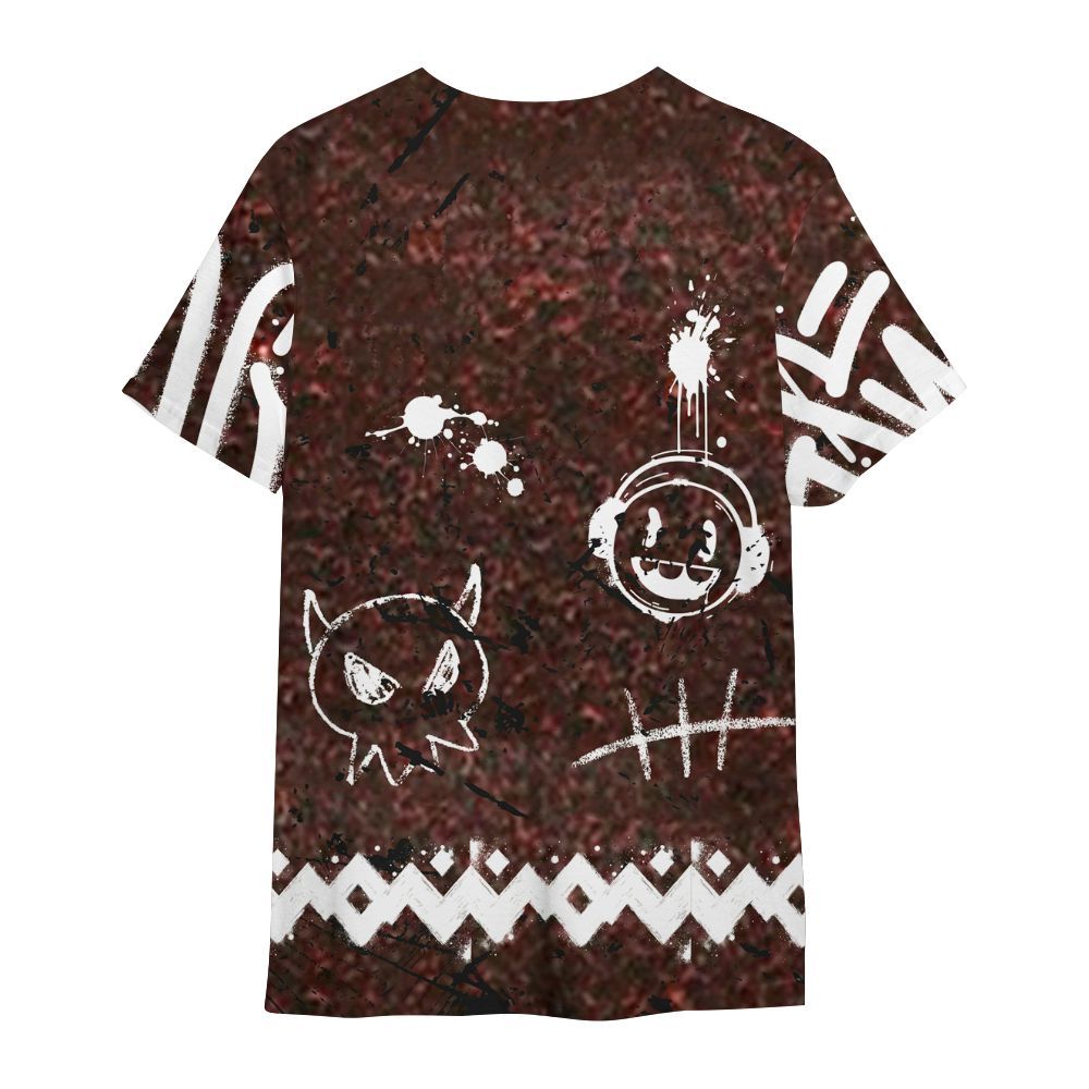 Shirt To Match Air Force 1 Low Halloween Skull 2024 - Friday Sneaker Crayon All Over Print