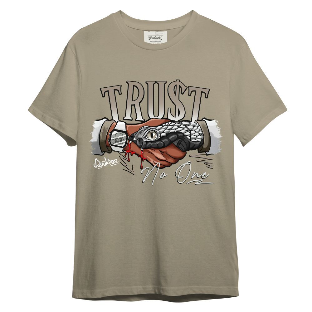 Shirt To Match High OG Khaki 1s - Snake Trust No One Graphic