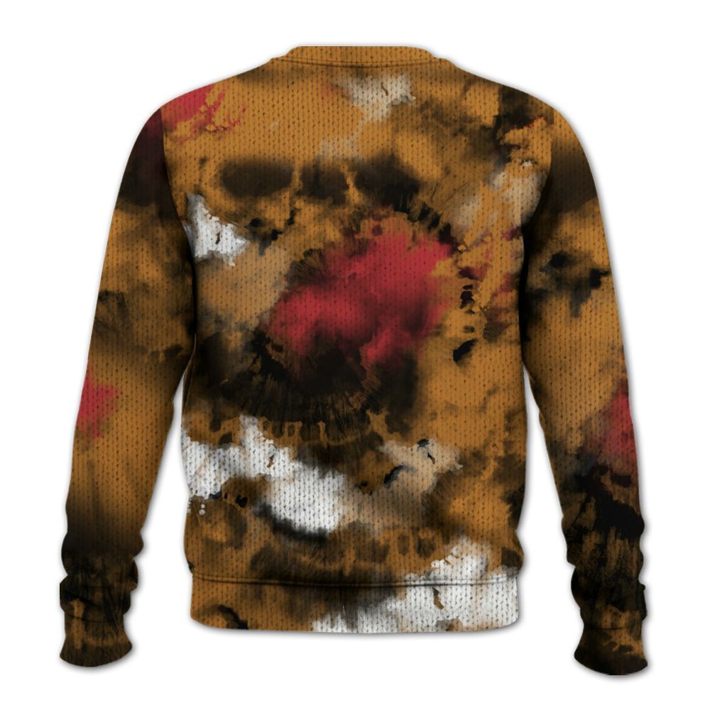 Knitted Sweater To Match Air Max Plus Sunset Swarovski - God Blessed Tie Dye