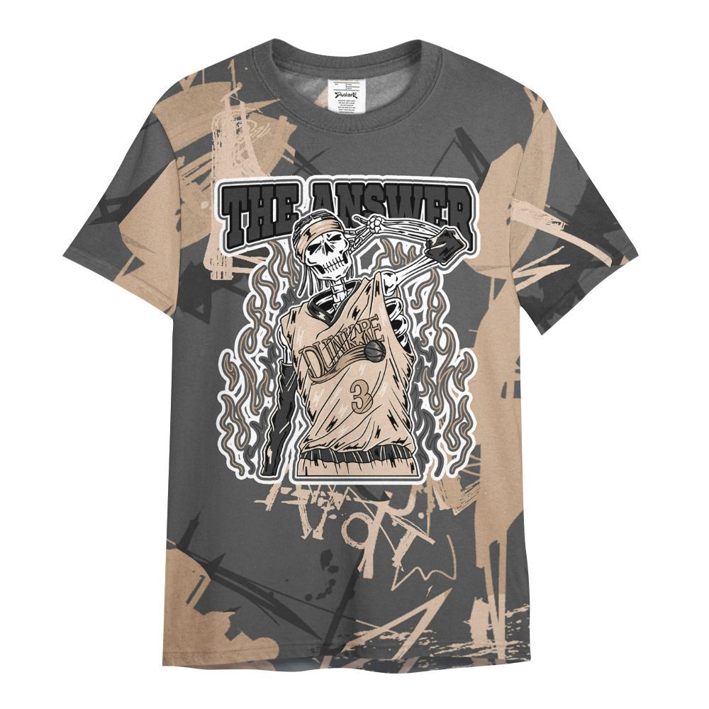 Shirt To Match Kobe 9 EM Mamba - Allen Answer Skeleton Messyz All Over Print