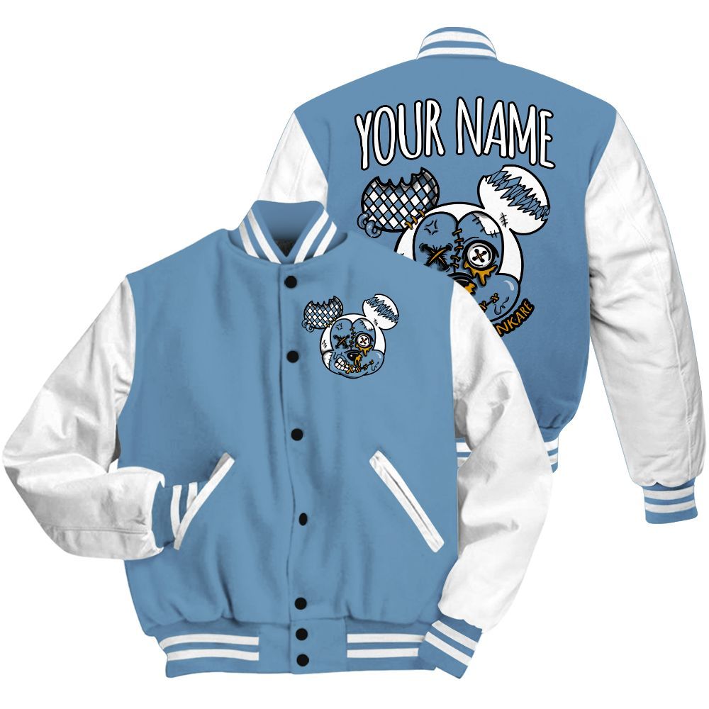 Varsity Jacket To Match High OG First In Flight 1s - Custom Name Got Em Drip All Over Print