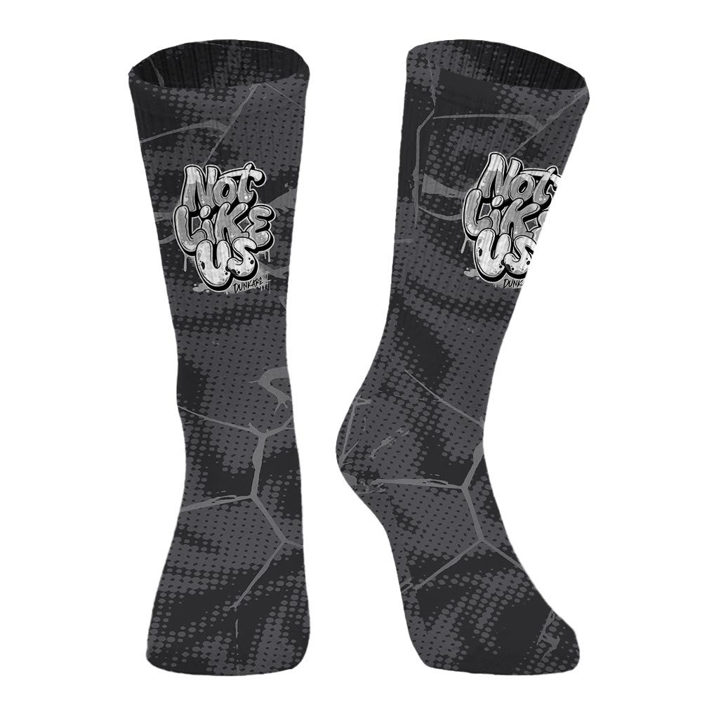 Sock To Match White Thunder 4s - None Like Us Graphic