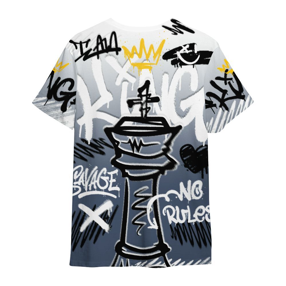 Shirt To Match Low Diffused Blue 11s - Street King Chess Streetwear All Over Print