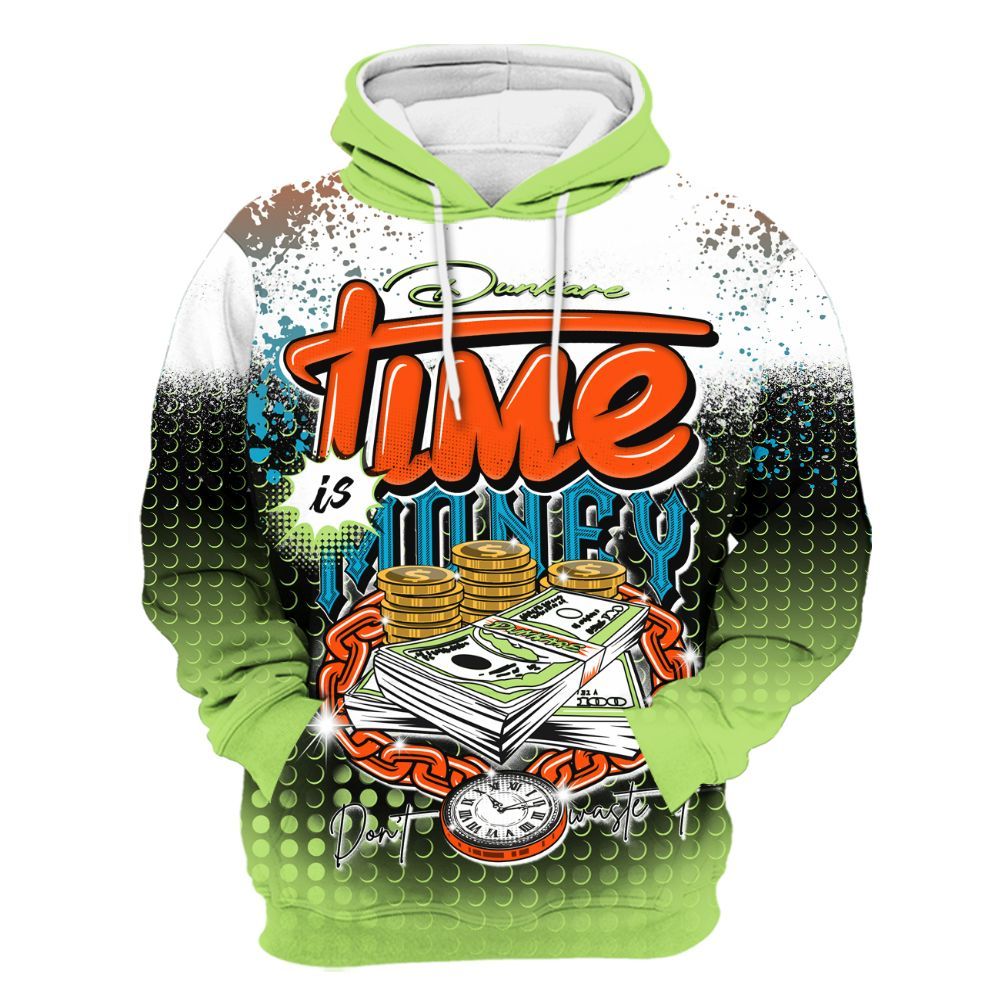 Hoodie To Match Kobe 9 Elite What The - Halftone Time Is Money All Over Print