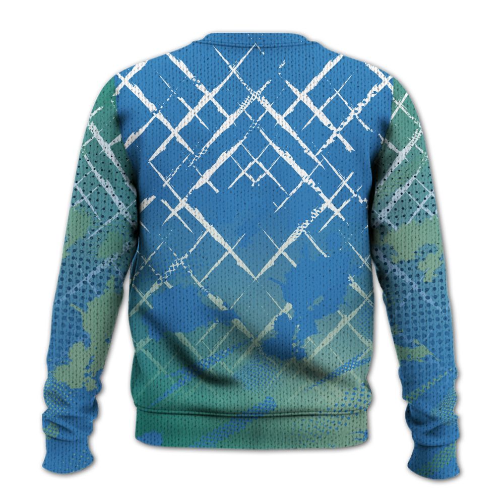 Knitted Sweater To Match Low Carolina 17s - Halftone Stand Business Dripping