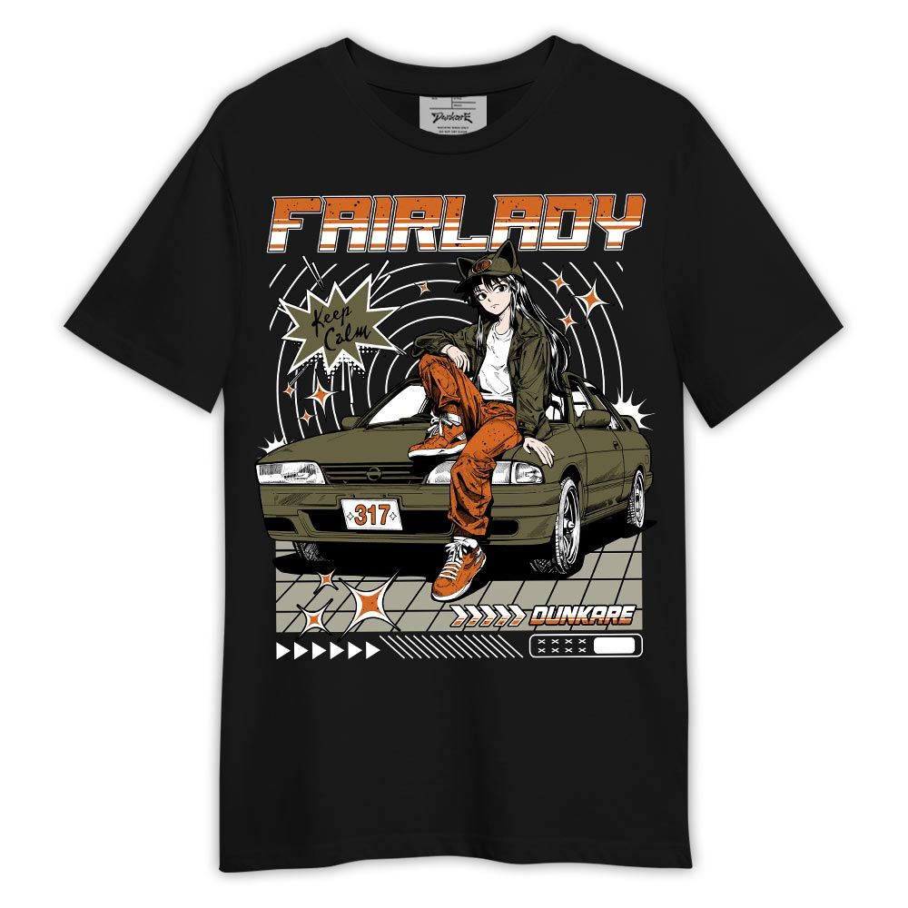 Shirt To Match Shirt Keep Calm Fairlady, Olive 5s T-- To Match Sneaker Olive 5s Graphic Tee 2404 LTRP