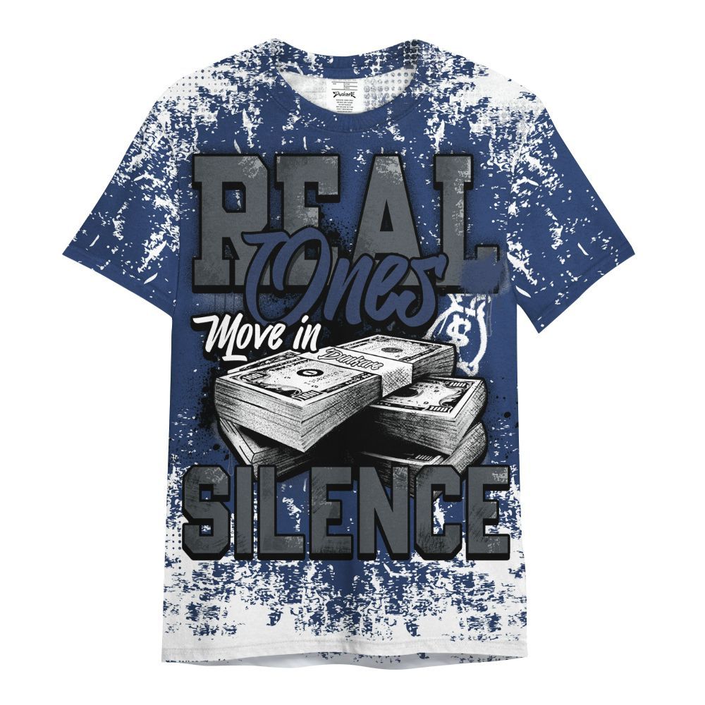 Shirt To Match Retro Flint 13s - Move In Silence Money Street Retro All Over Print