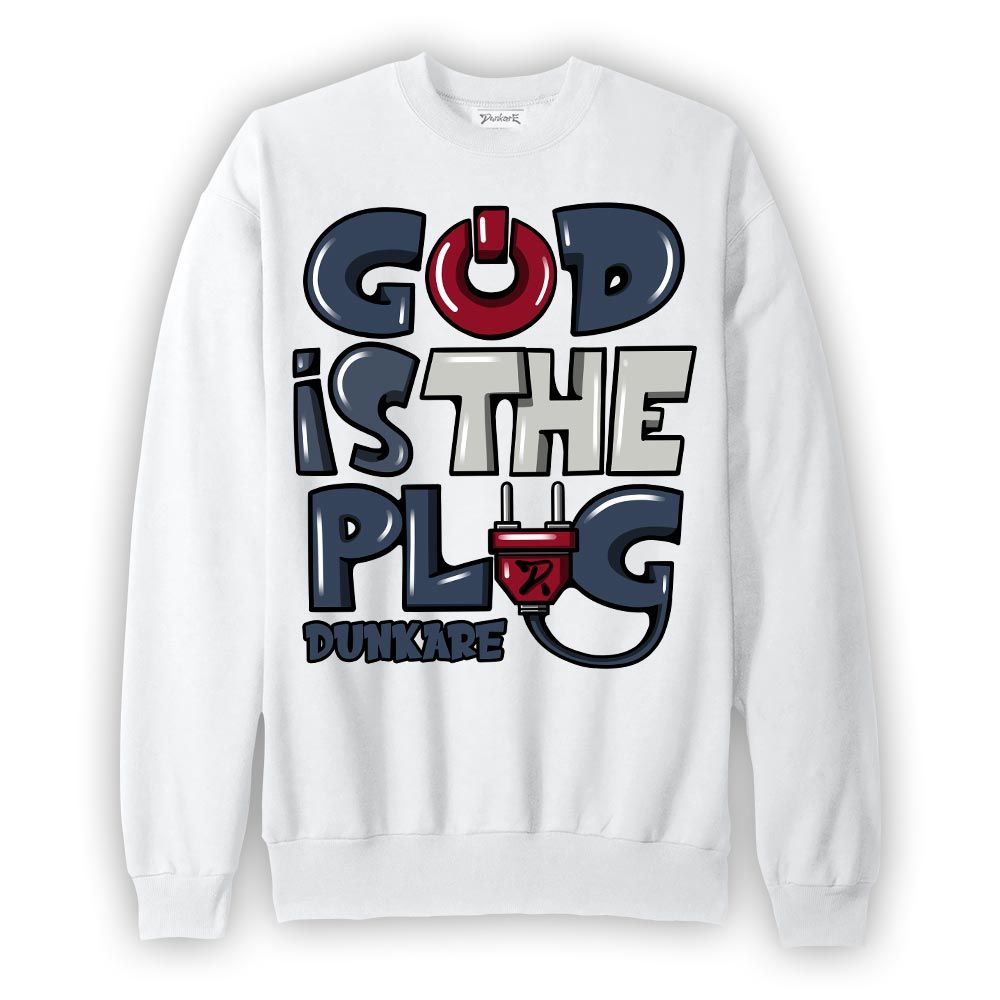 Sweatshirt To match Retro Olympic 6s Sweatshirt - God Is The Power Cord Graffiti Graphic