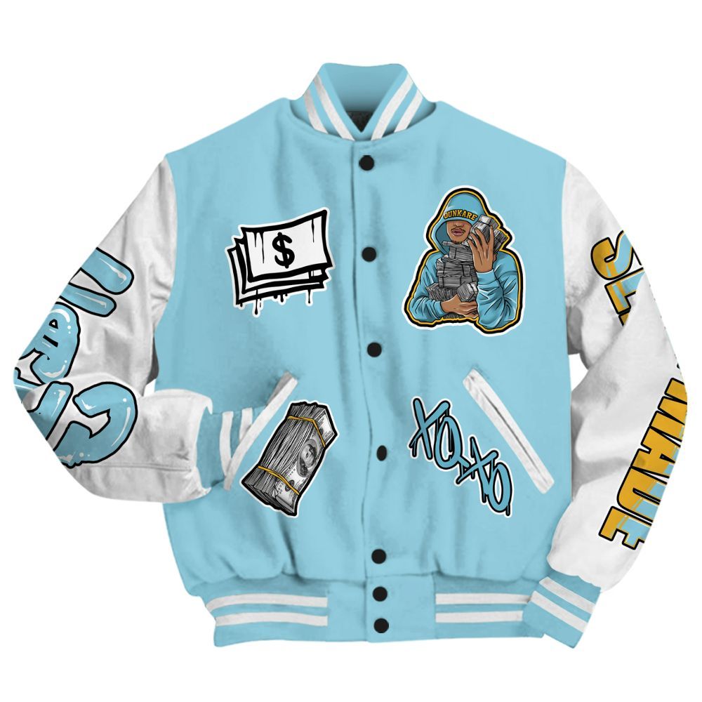 Varsity Jacket To Match Dunk High Homer Simpson - Selfmade Unique All Over Print