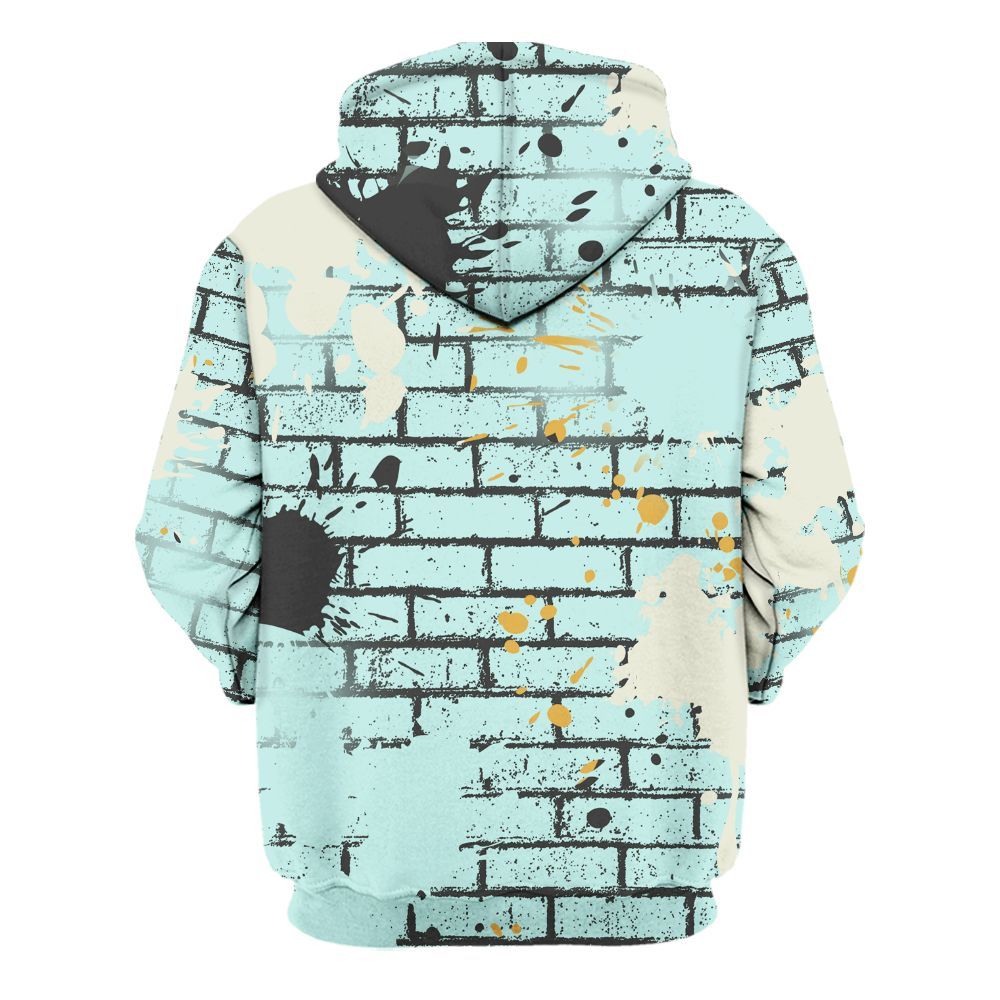 Hoodie To Match Pure Platinum 4s - Seeya Skeleton Brick All Over Print