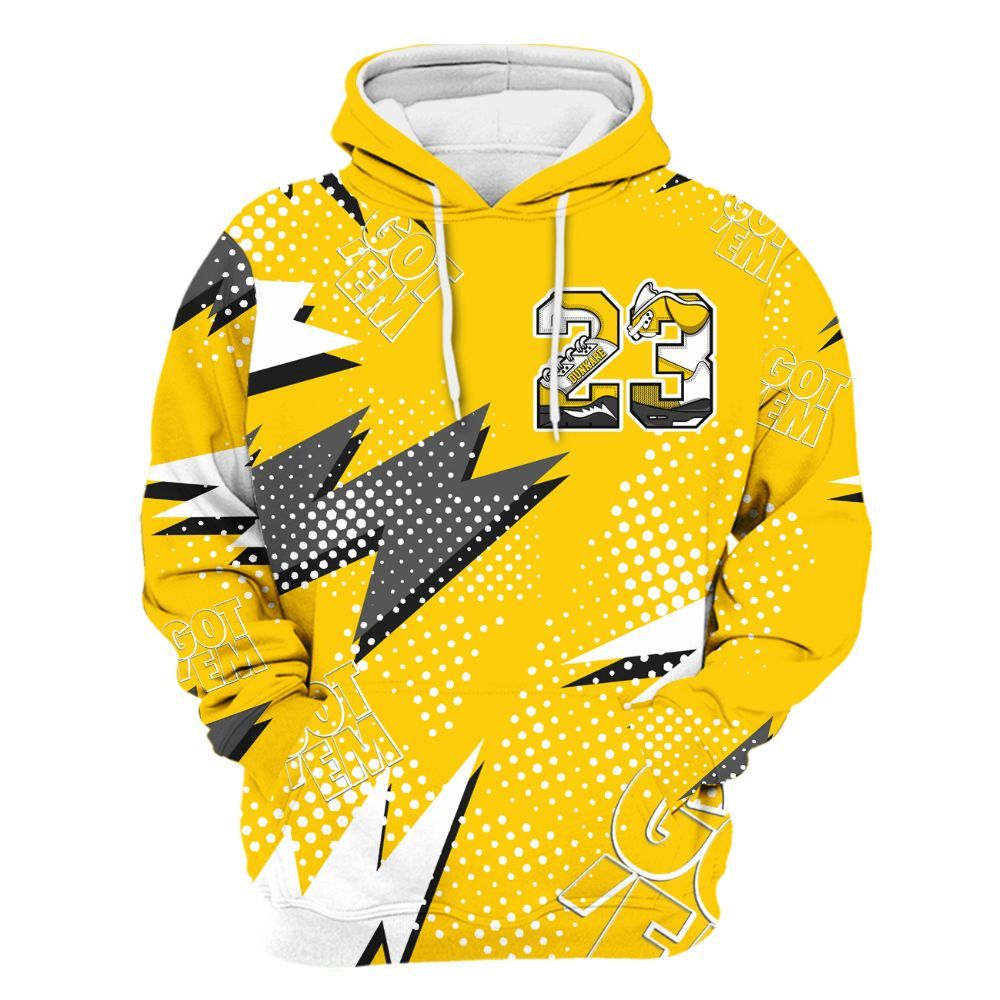 Hoodie To Match Corteiz Air Max 95 Tour Yellow - Custom Name Number 23 5s All Over Print