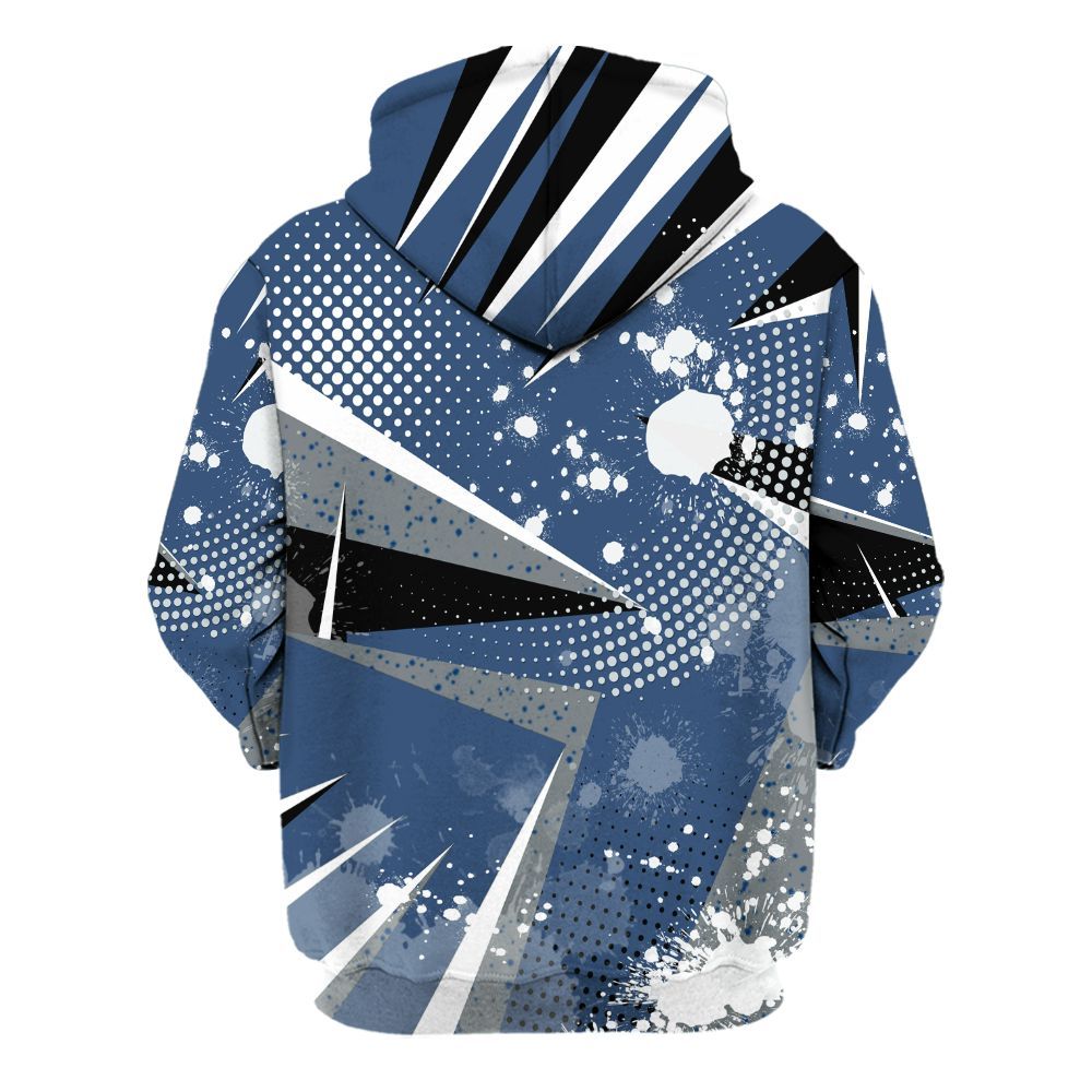 Hoodie To Match Midnight Navy 4s - Poly Trust No One Dripping All Over Print