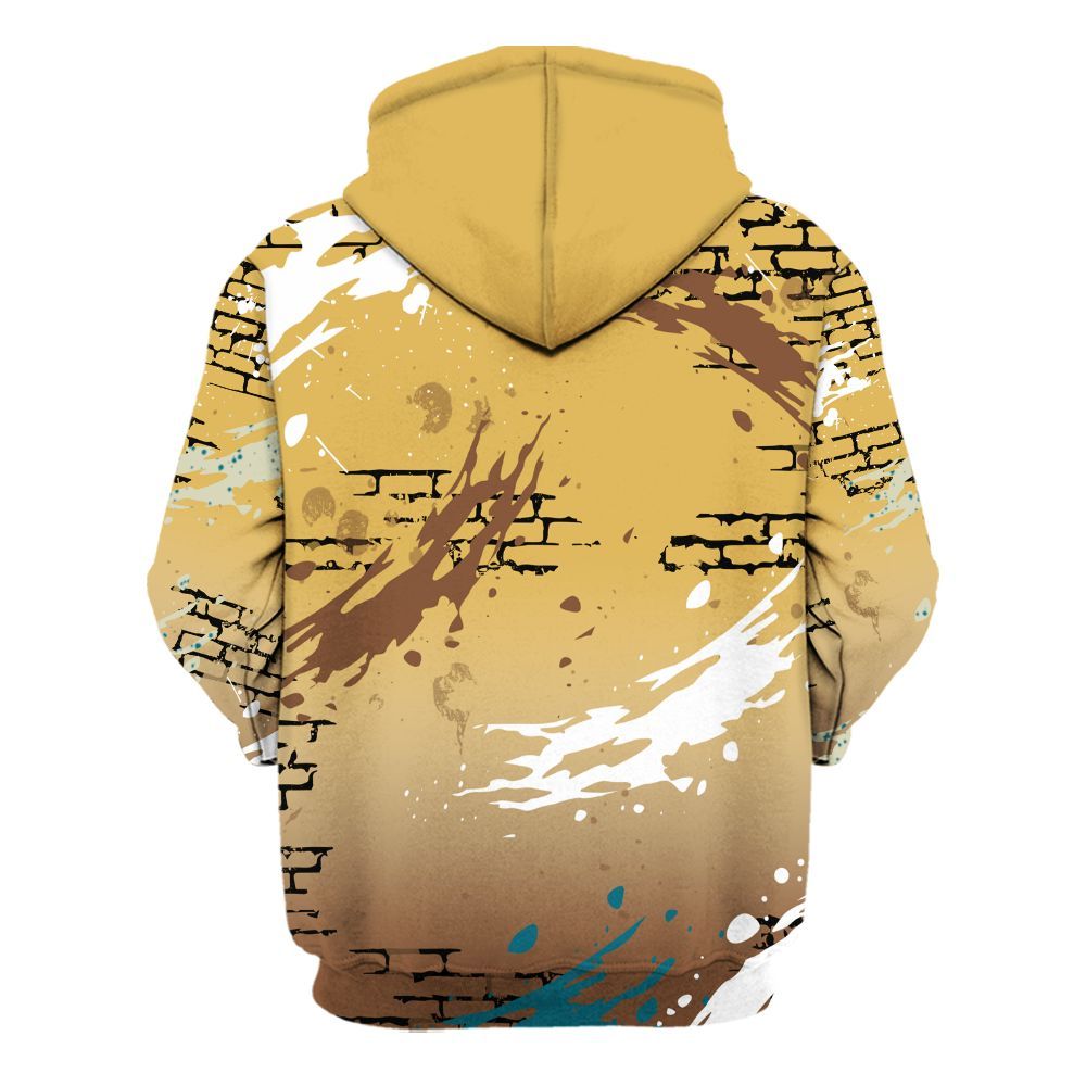 Hoodie To Match Retro Cacao Wow 4s - Values Of Loyalty Drip All Over Print