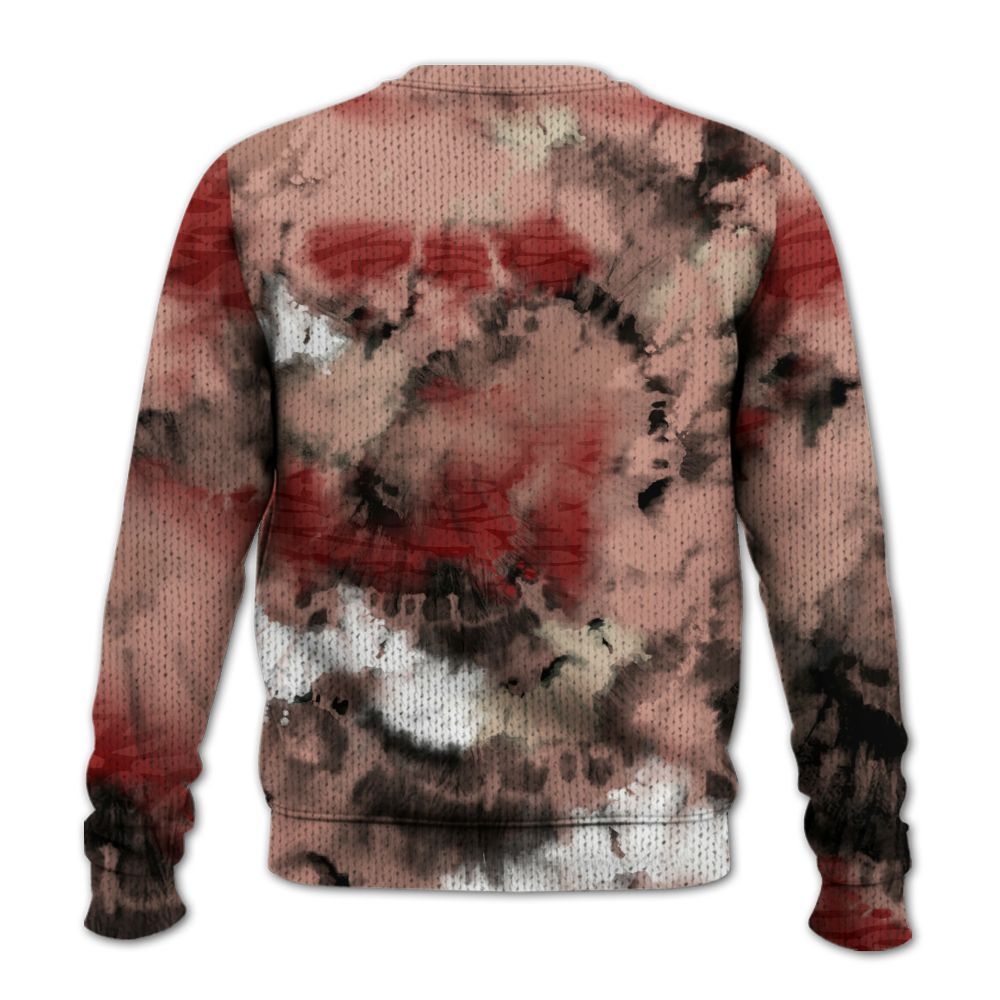 Knitted Sweater To Match Valentines Day 3s - SNEAKER Girl Money Drip Tie Dye