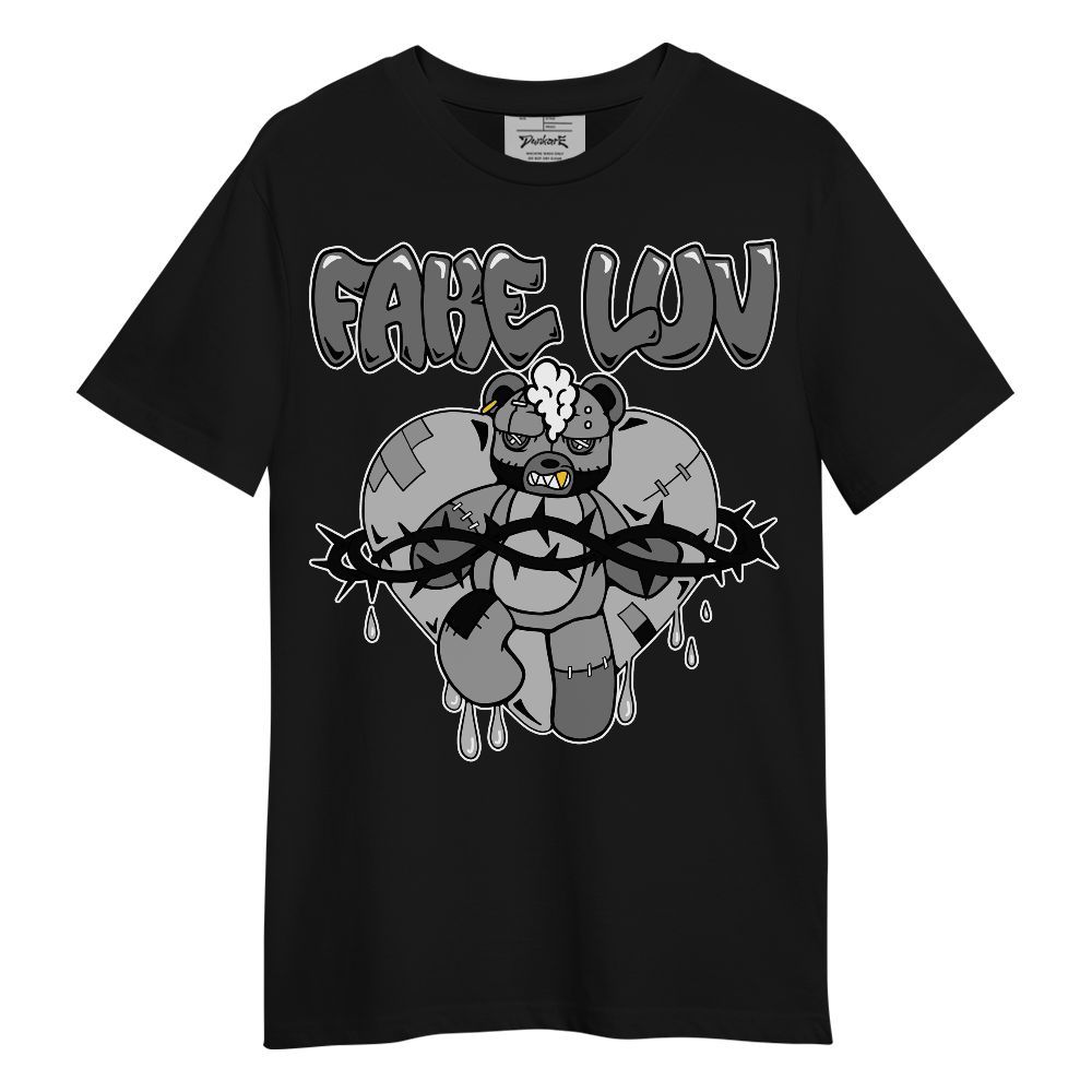 Shirt To Match Black Wolf Grey 12s - False Romance Hugz Unisex Shirt