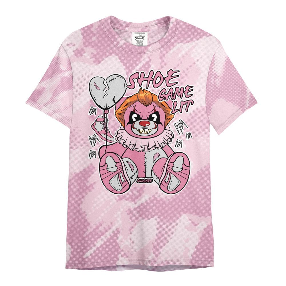 Shirt To Match Orchid 4s - Shoe Game Bear Abstract Halftone All Over Print