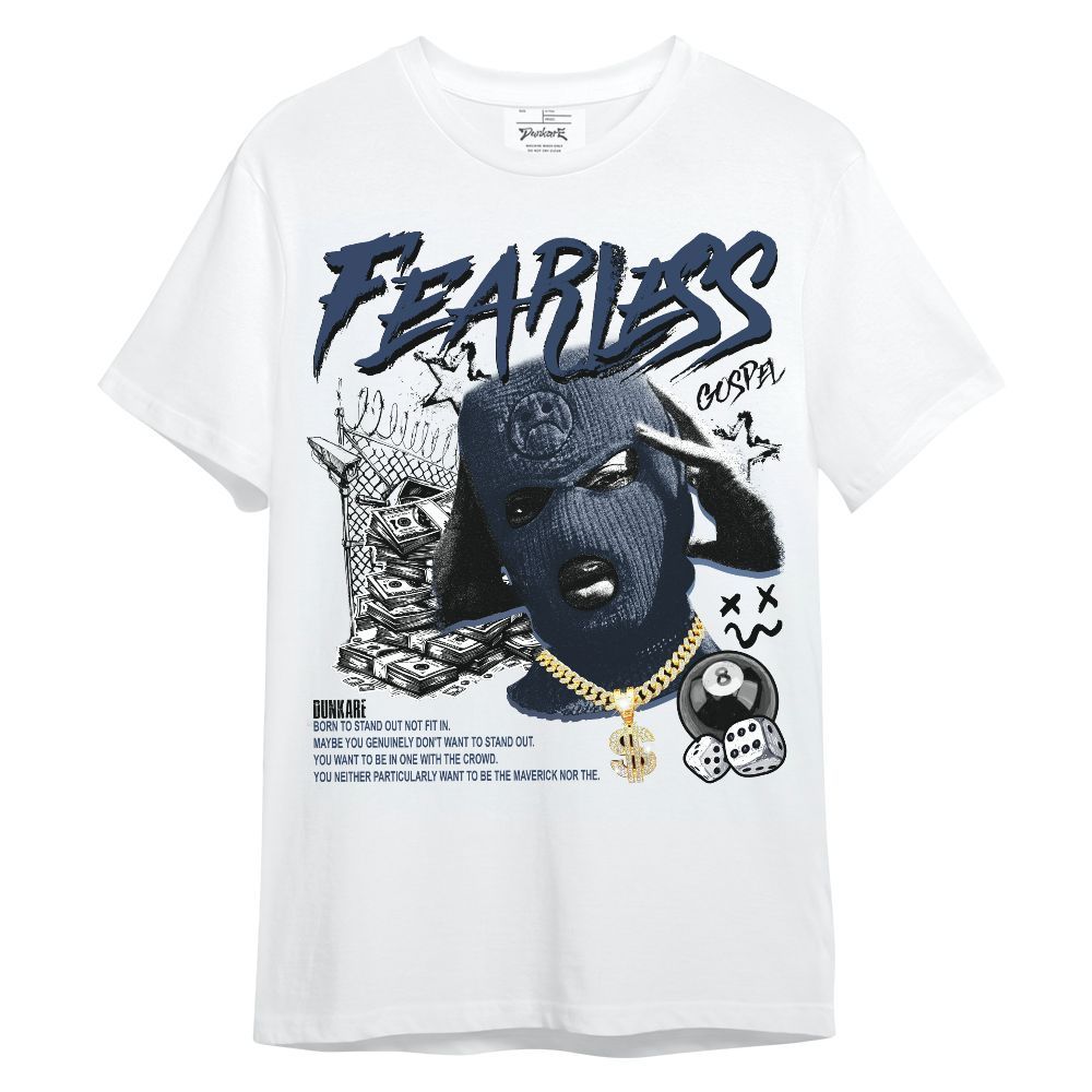 Shirt To Match Low 85 Metallic Blue 1s - Fearless Gospel Streetwear Money Unisex Shirt