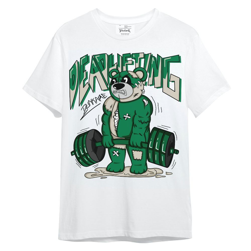 Shirt To Match Lucky Green 2s - Deadlifting Bear Unisex Shirt