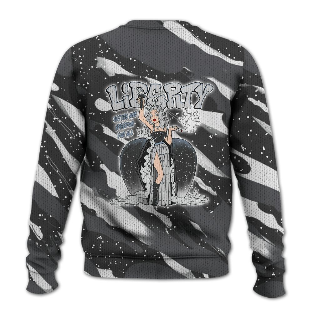 Knitted Sweater To Match Reverse Oreo 6s - Midwest Cartoon Colored