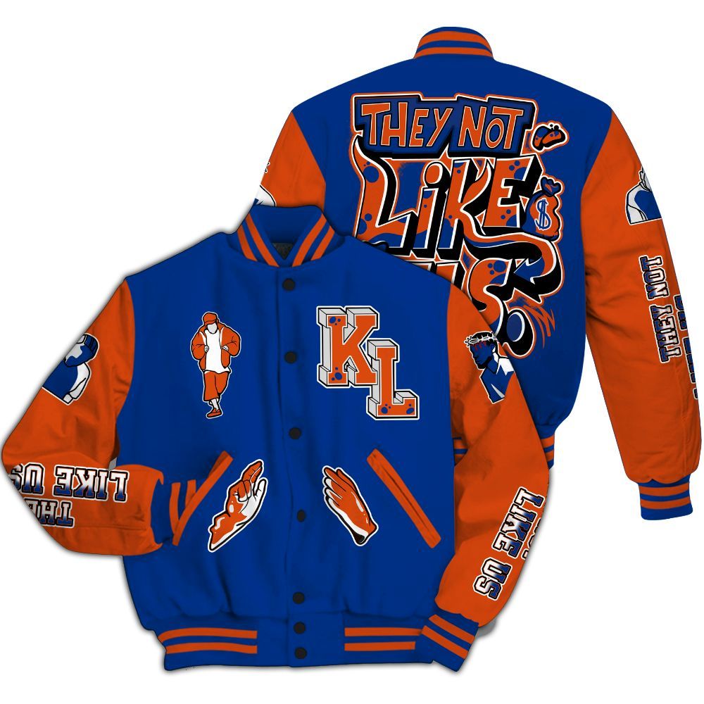Varsity Jacket To Match Mid Knicks 1s - Dislike Us Graphic All Over Print