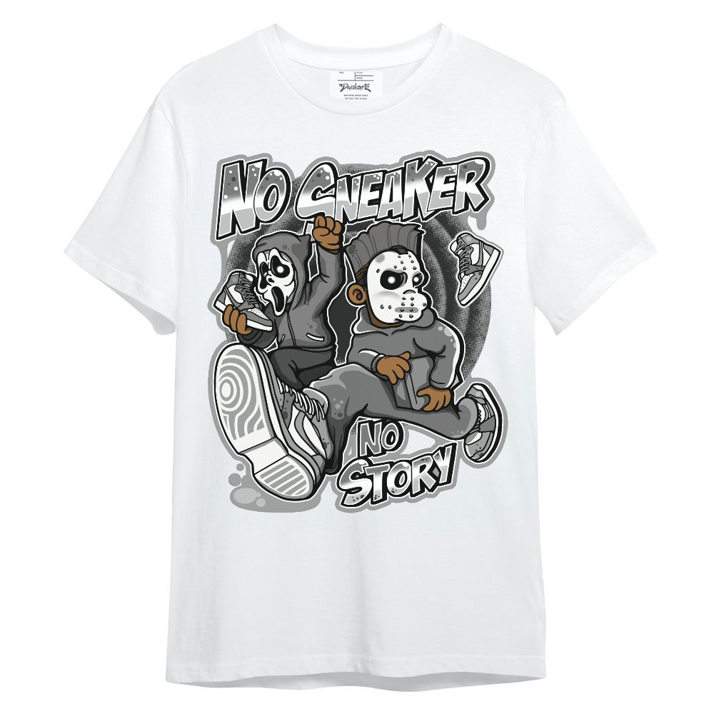 Shirt To Match Black Wolf Grey 12s - Sneakers Make Story Graphic Unisex Shirt