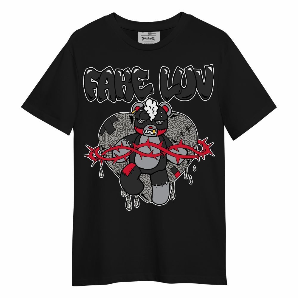 Shirt To Match Black Cement 3s - False Romance Hugz Unisex Shirt