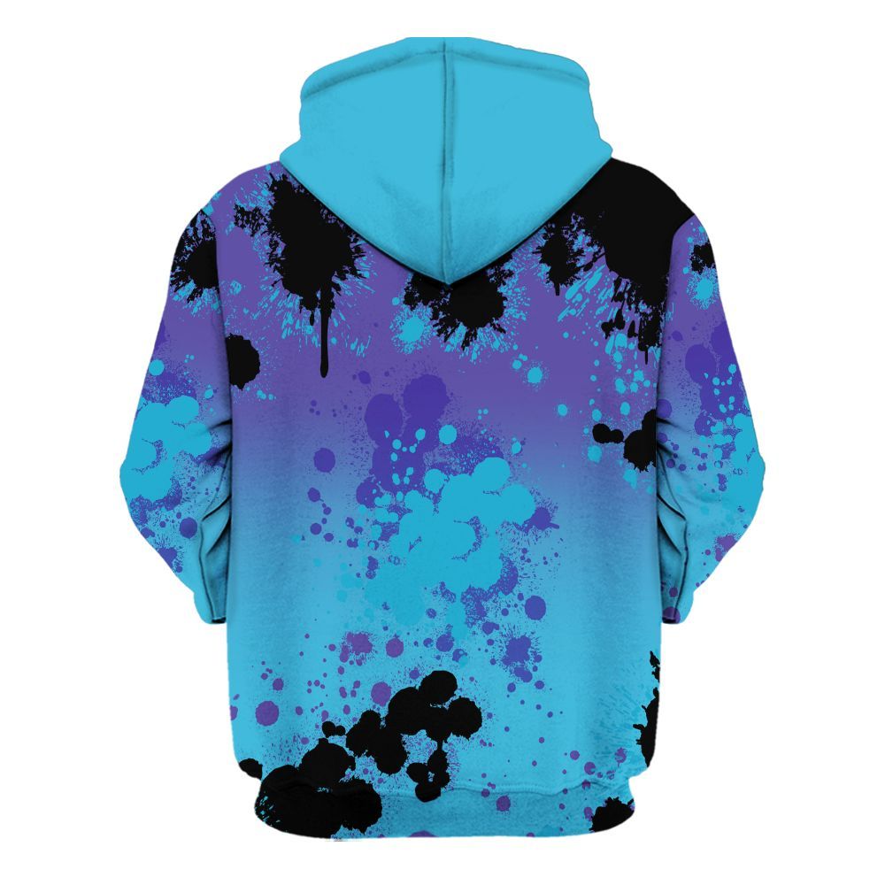 Hoodie To Match Retro Aqua 6s - Trust No One Scary All Over Print