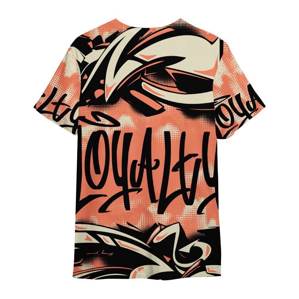 Shirt To Match DJ Khaled Crimson Bliss 5s - Loyalty Out Value Graffiti All Over Print