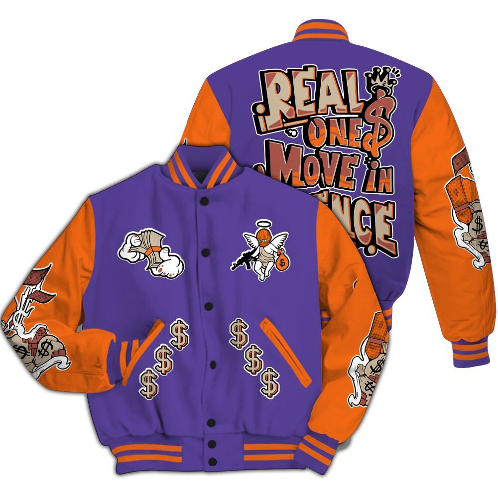 Varsity Jacket To Match Air Max Waffle SP Voltage Purple - Ones Move In Silence Graphic All Over Print