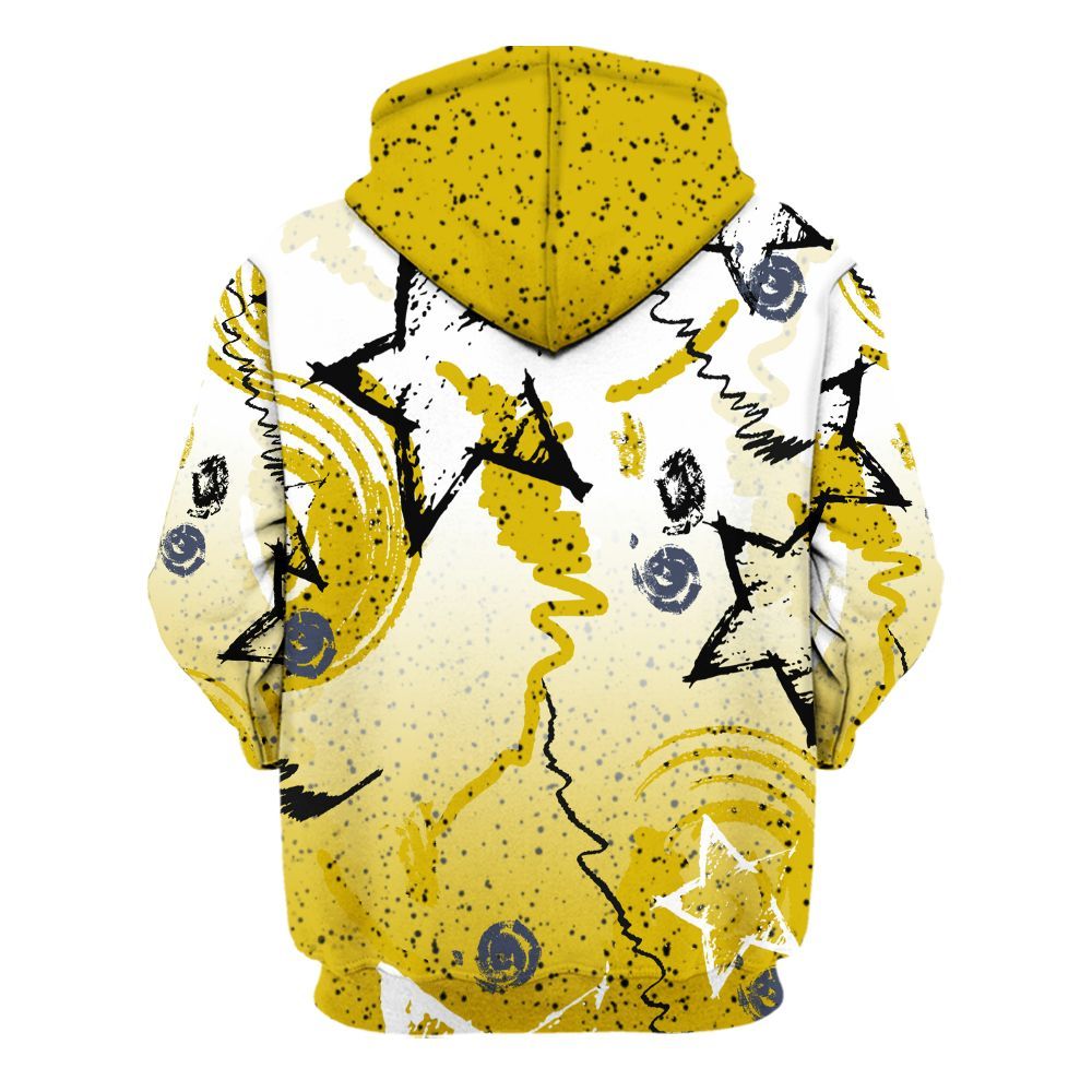 Hoodie To Match Retro Tour Yellow 2026 4s - Grind Shine Later Drip All Over Print