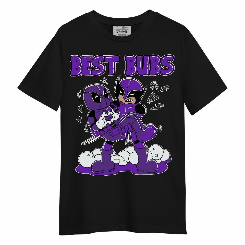 Shirt To Match Retro Dark Iris 3s - Bubs Cartoon Unisex Shirt