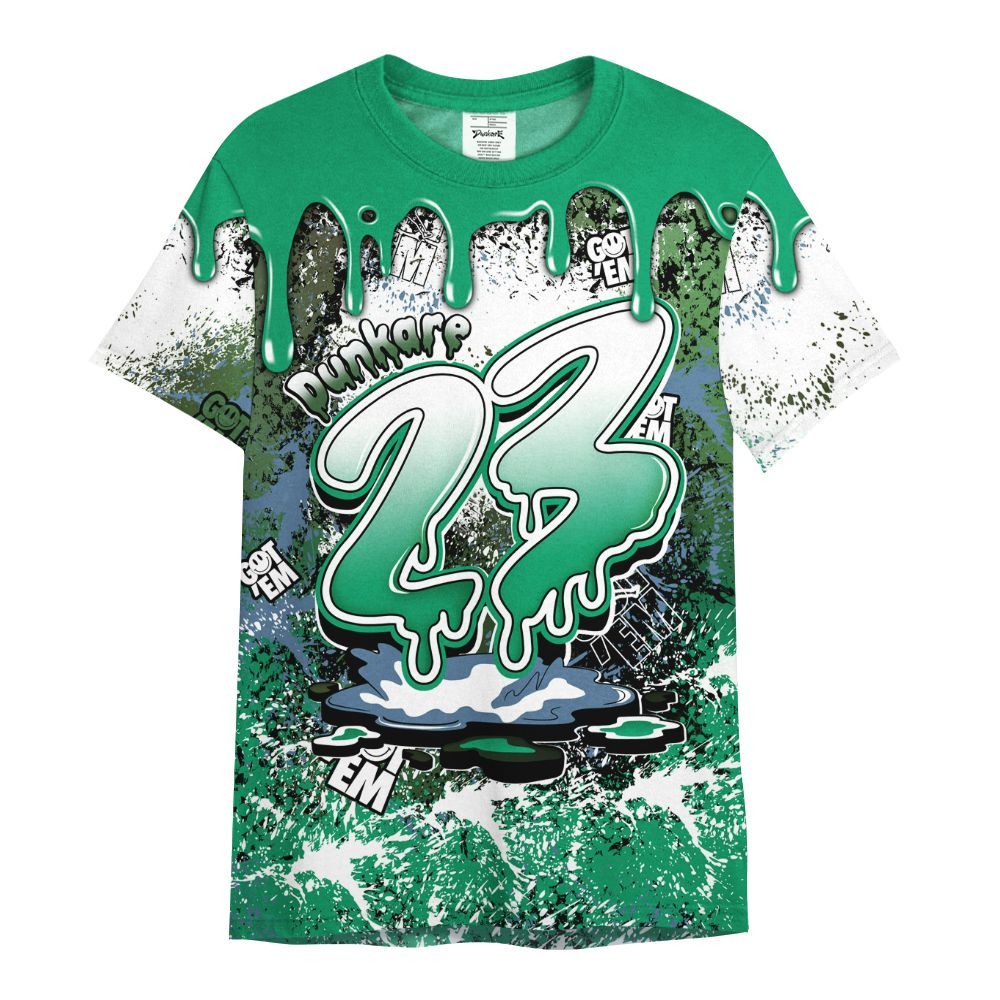 Shirt To Match Foamposite Pro Pine Green 2025 - Dripping 23 Drip All Over Print
