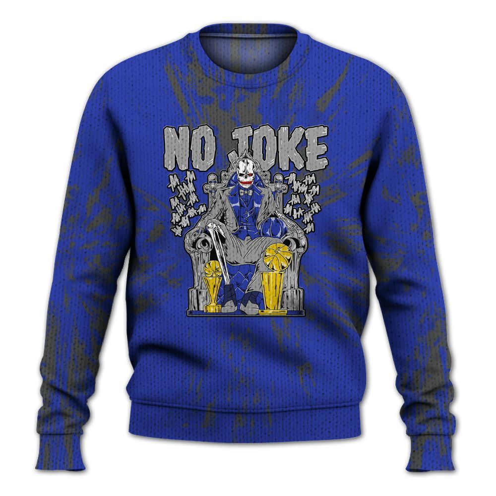 Knitted Sweater To Match Air Max Plus Black Racer Blue - Ain't Joke Skeleton Luxury