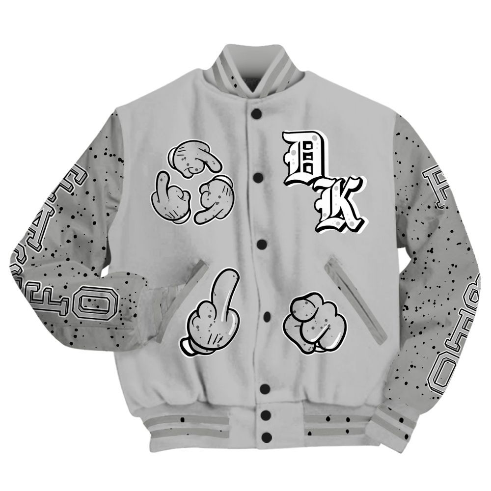 Varsity Jacket To Match Retro White Oreo 4s - F Around Find Out Graphic All Over Print