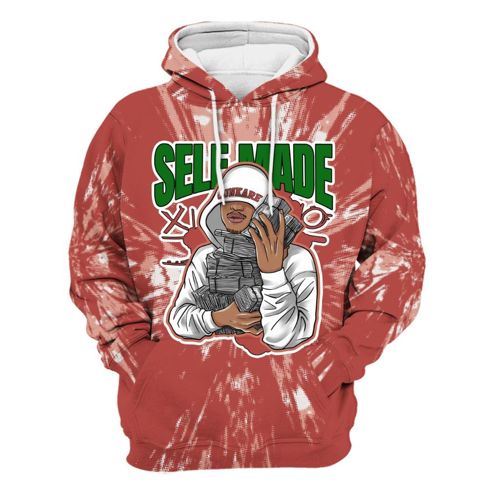Hoodie To Match Dune Red 13s - Selfmade Lux All Over Print