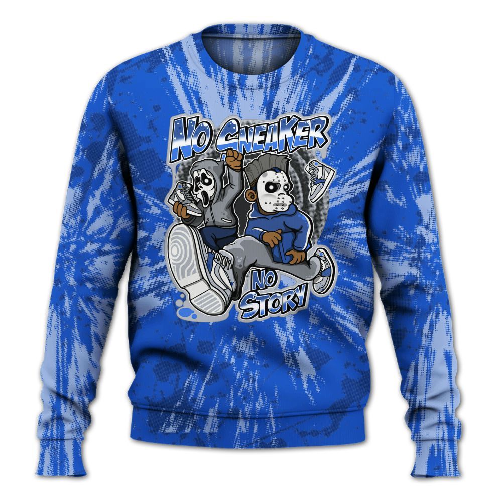 Sweatshirt To Match Air Foamposite One Royal - Sneakers Make Story Graphic Luxury All Over Print