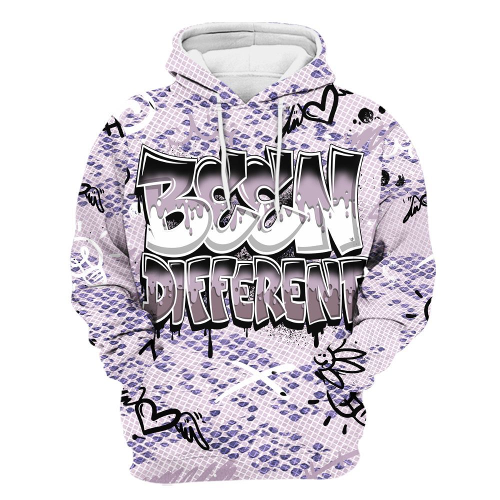 Hoodie To Match Air Force 1 Low Purple Snake - Drip Built Di2ferent All Over Print