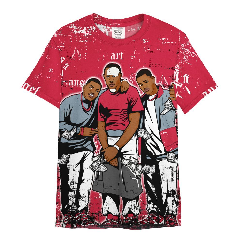Shirt To Match Retro Infrared Salesman 6s - Paid In Full Money All Over Print