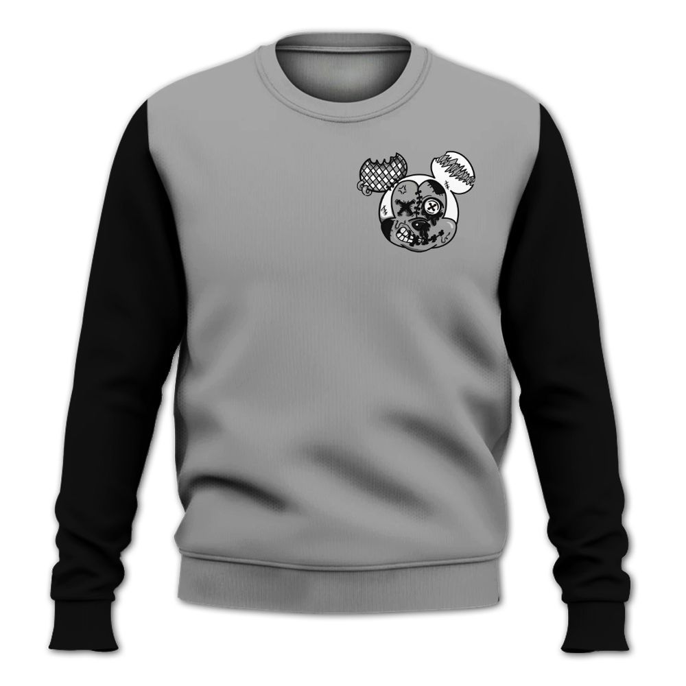 Sweatshirt To Match Black Wolf Grey 12s - Custom Name Got Em Drip All Over Print