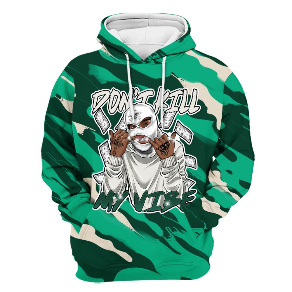 Hoodie To Match Oxidized Green 4s - Vibe.Unique Colored All Over Print