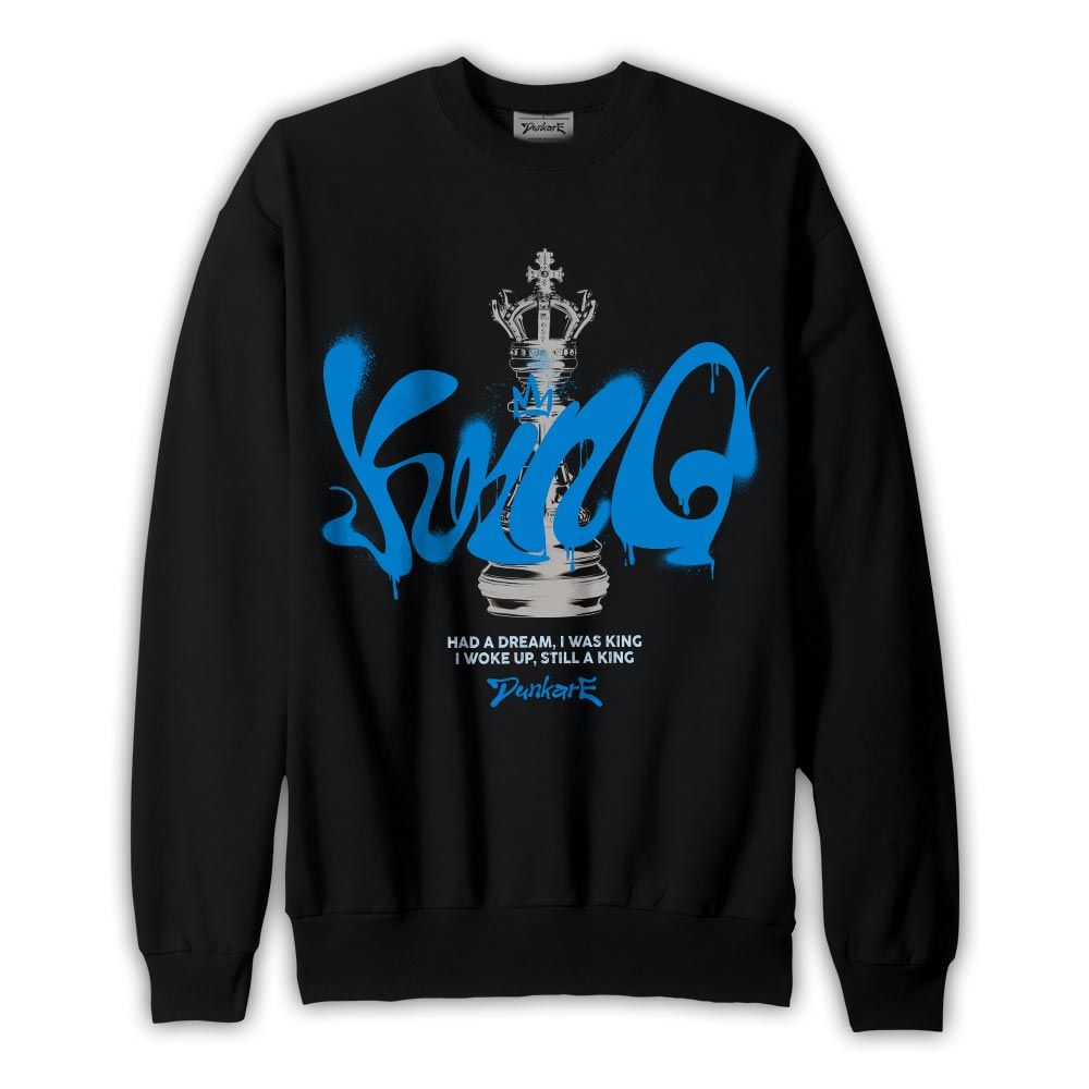 Sweatshirt To match Industrial Blue 4s Sweatshirt - Graffiti Chess King Graphic 0205 NMP