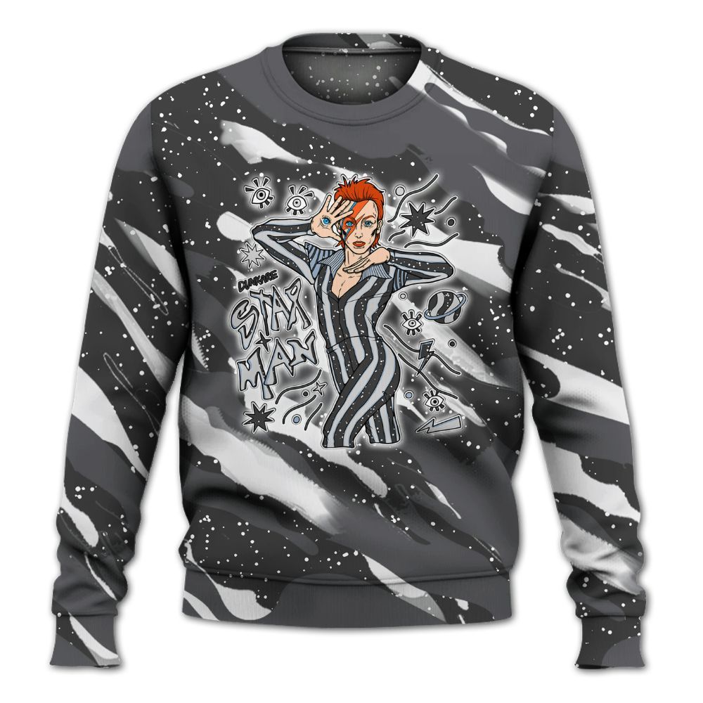 Sweatshirt To Match Reverse Oreo 6s - Starmans Graphics Colored All Over Print