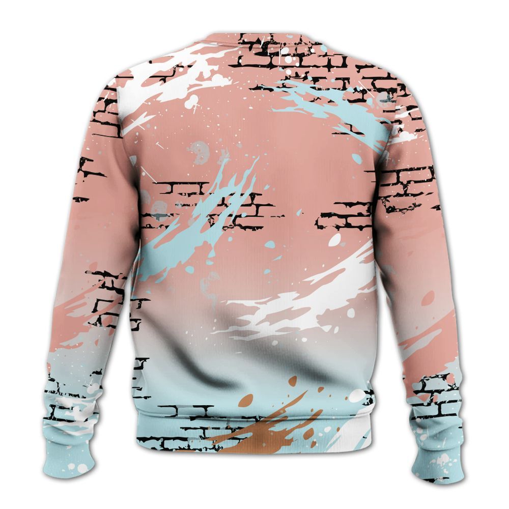 Sweatshirt To Match Dunk Low Glacier Arctic - Values Of Loyalty Drip All Over Print