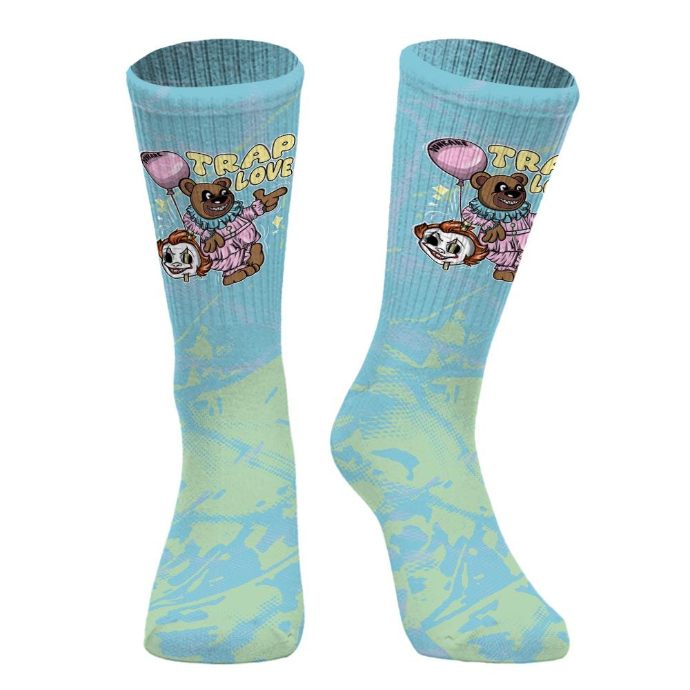 Sock To Match SB Dunk Low Visty - Trap Loves Bear Profound