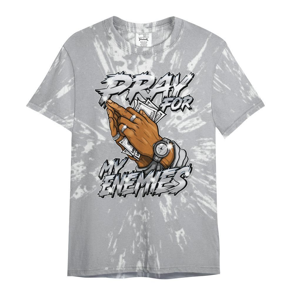 Shirt To Match Low OG Wolf Grey 1s - Prayed For Enemies Graphic Luxury All Over Print
