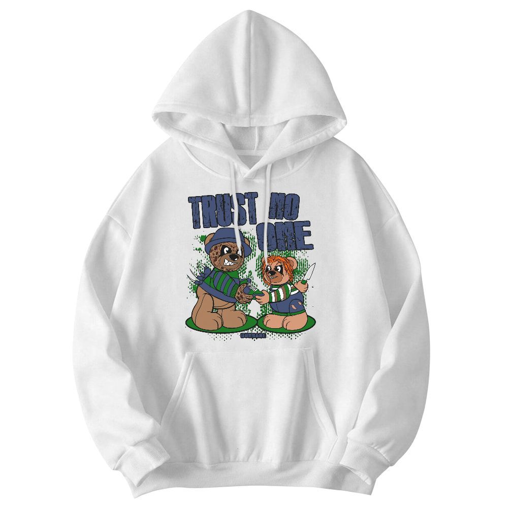 Sweatshirt To Match Midnight Navy 13s - Trust No One Bear Graphic