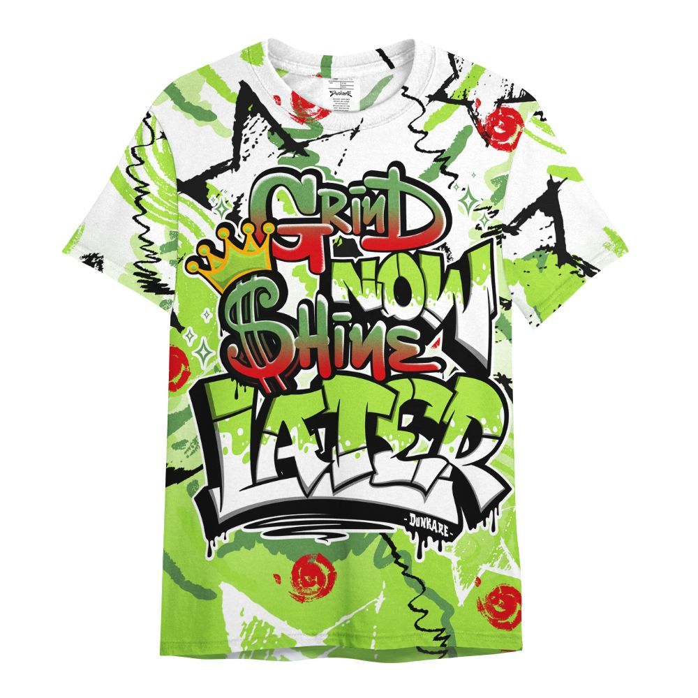 Shirt To Match Kobe 6 SE Grinch - Grind Shine Later Drip All Over Print