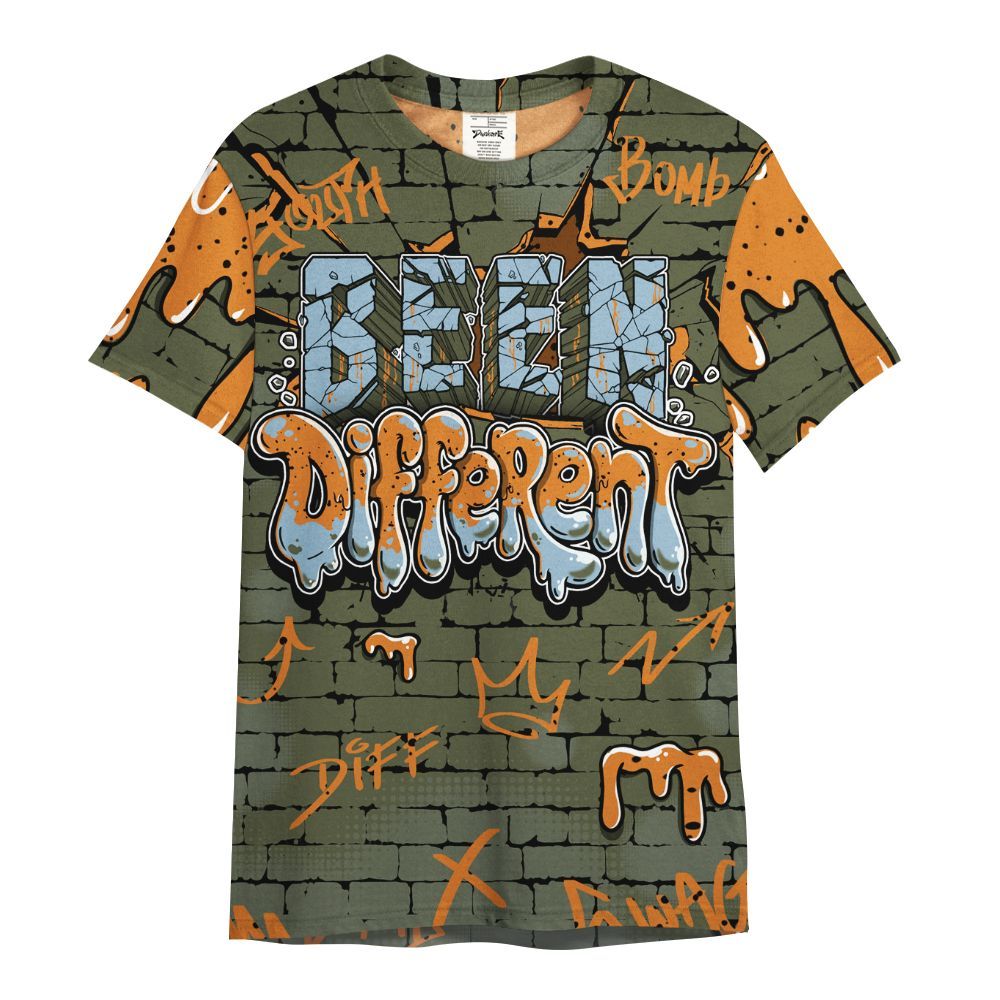 Shirt To Match Olive 5s - Been Different Drippin Streetwear All Over Print