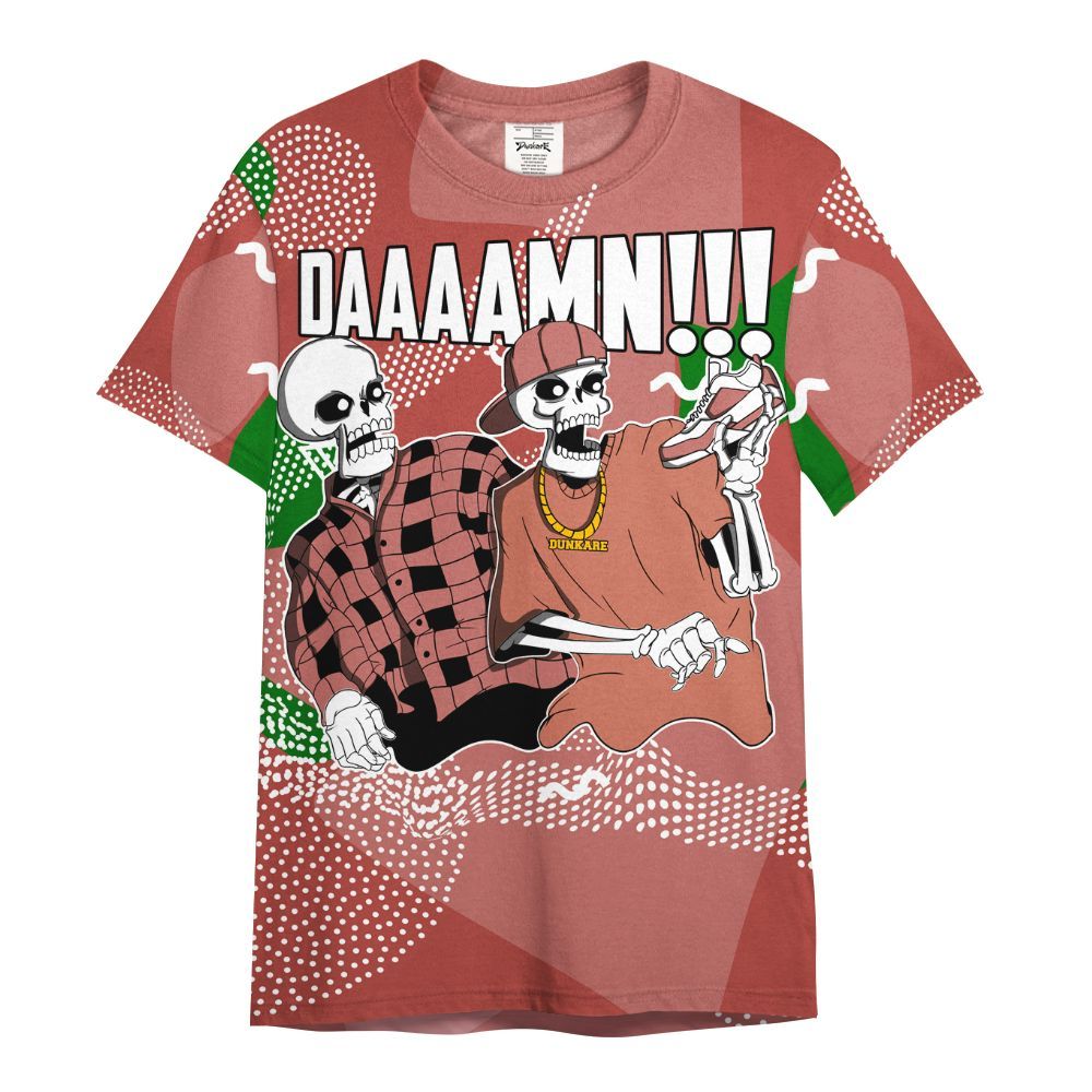 Shirt To Match Dune Red 13s - Graphic Meme Damnn All Over Print